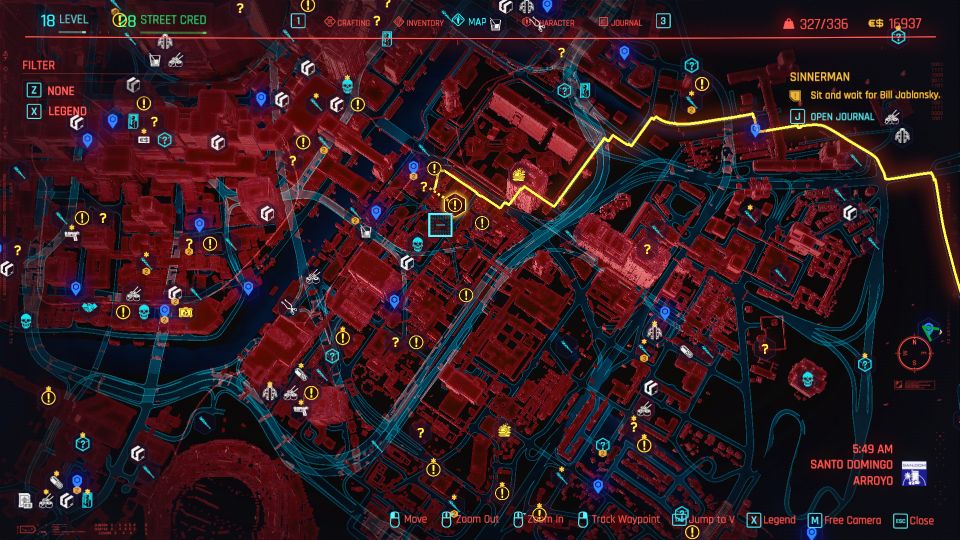 cyberpunk 2077 - sinnerman guide
