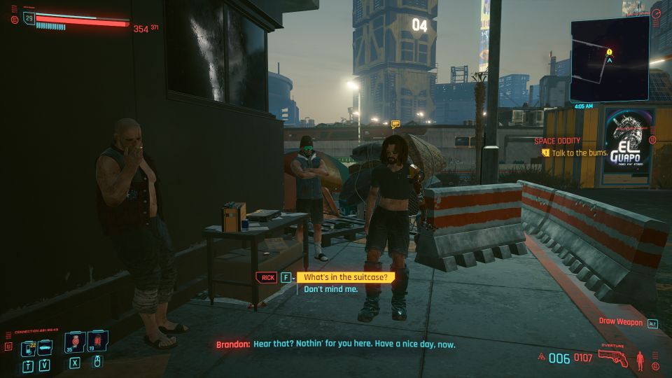 cyberpunk 2077 - space oddity guide