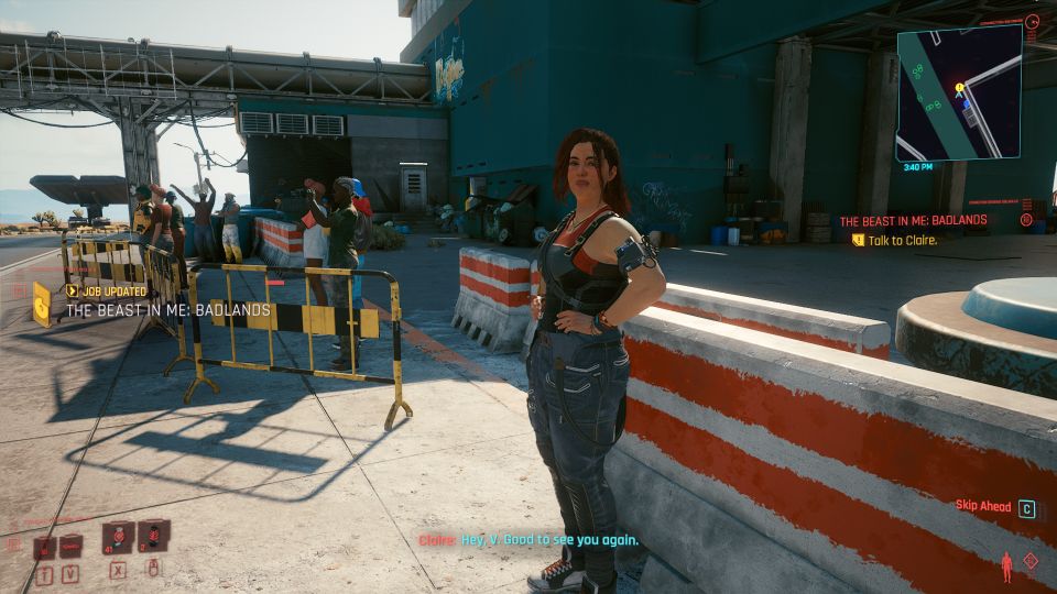 cyberpunk 2077 - the beast in me badlands walkthrough