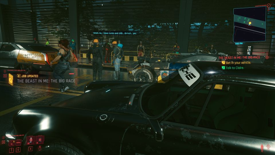 cyberpunk 2077 - the beast in me the big race wiki