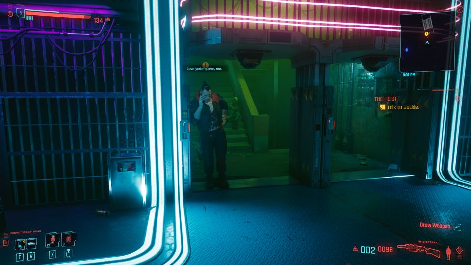 cyberpunk 2077 - the heist quest