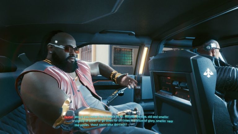 cyberpunk 2077 the ride tips