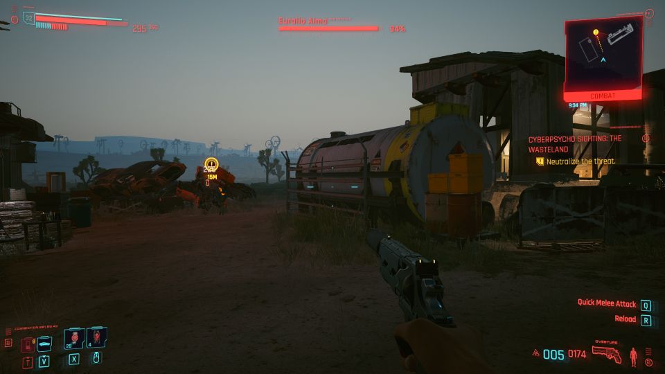 cyberpunk 2077 - the wasteland (cyberpsycho sighting) wiki