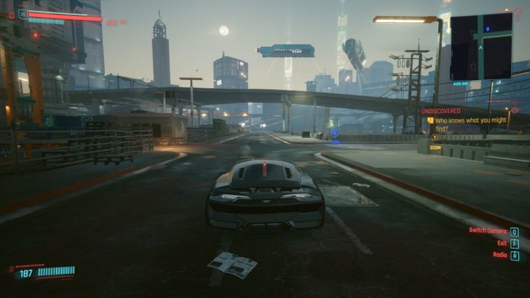 hidden car location - cyberpunk 2077