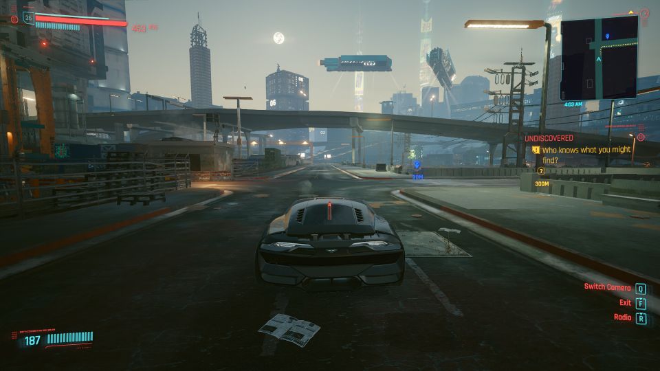 hidden car location - cyberpunk 2077