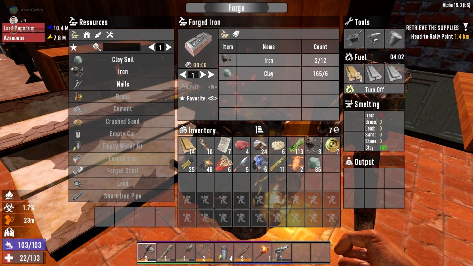 7 days to die - forged iron
