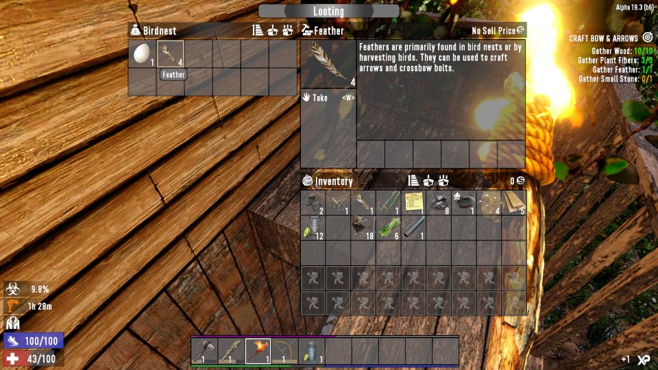 7 days to die - how to get feather guide