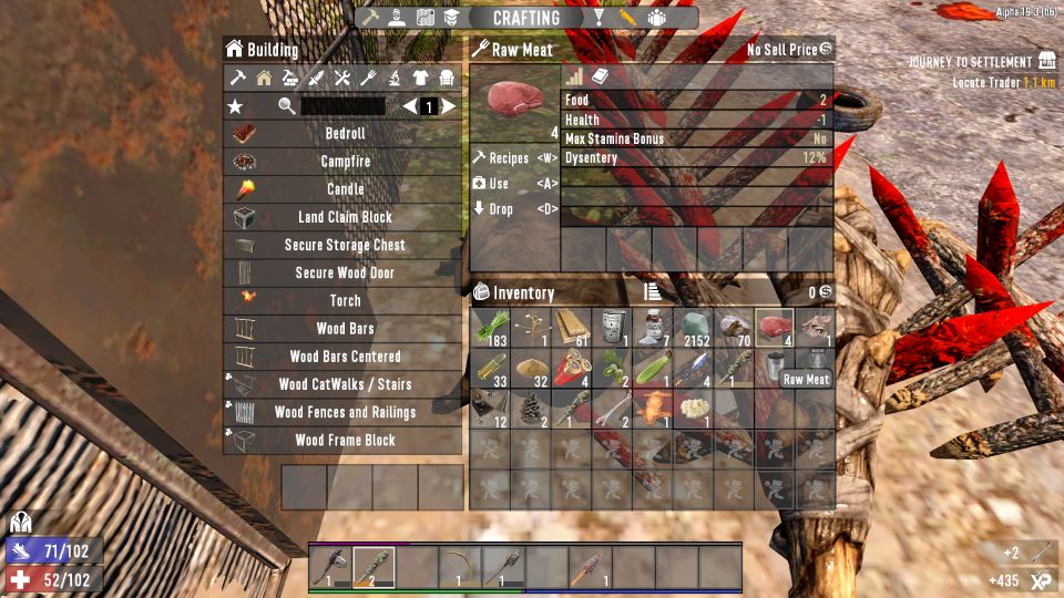 7 days to die - how to get raw meat guide