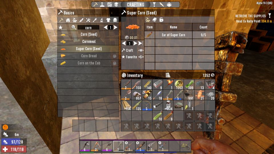 7 days to die - how to get seeds from fruits and plants