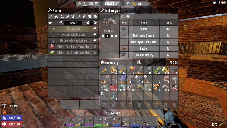 7 days to die - motorcycle