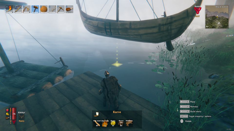 valheim - how to make a ship