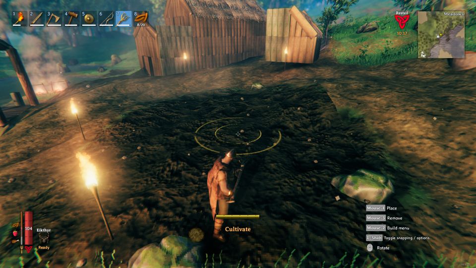 valheim how to plant seeds and grow crops