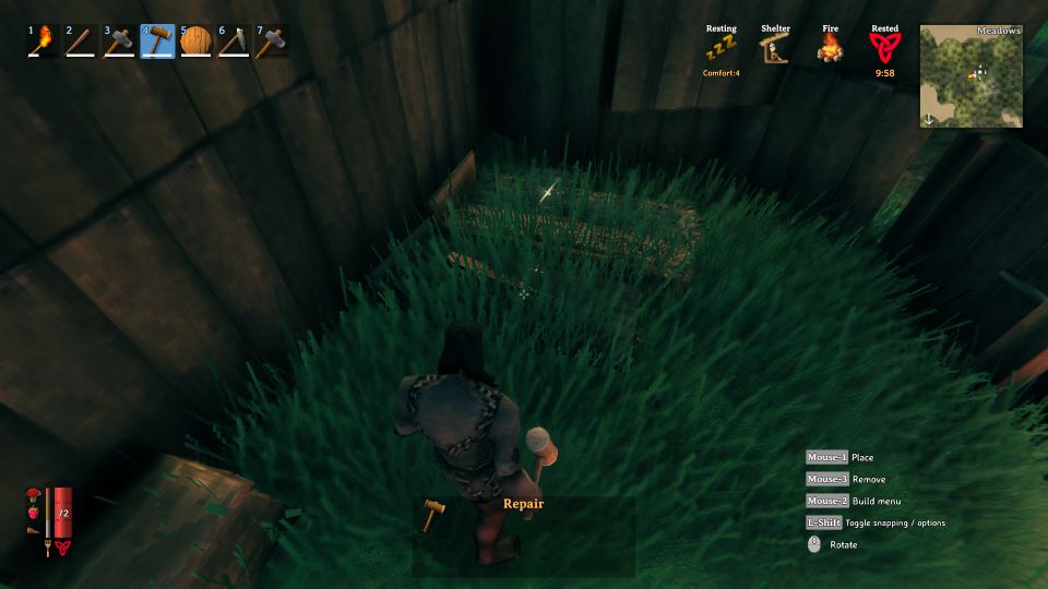 valheim how to remove objects