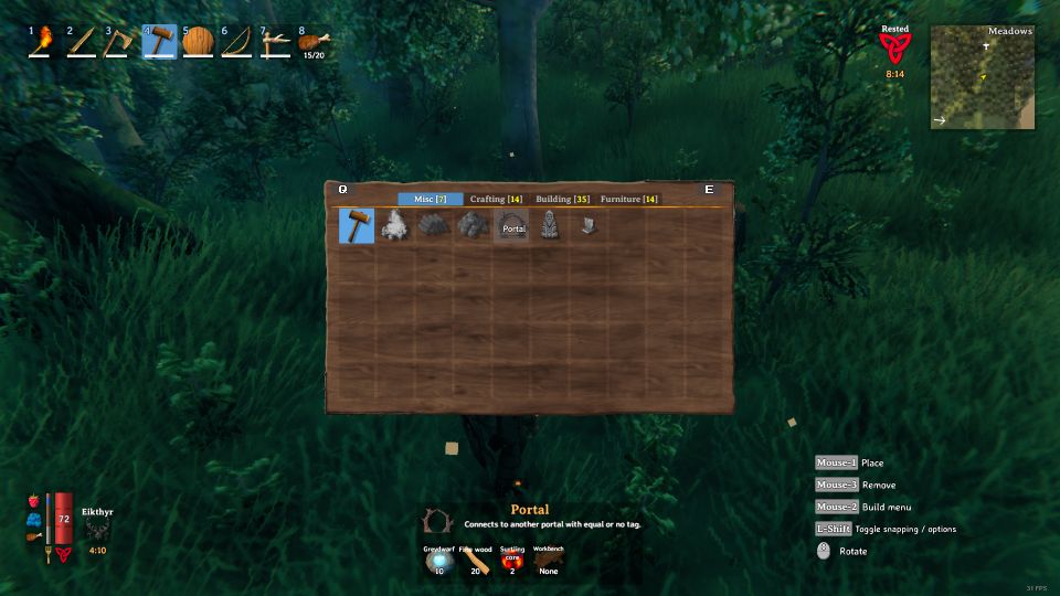 Valheim: How To Make Portals To Teleport Conveniently