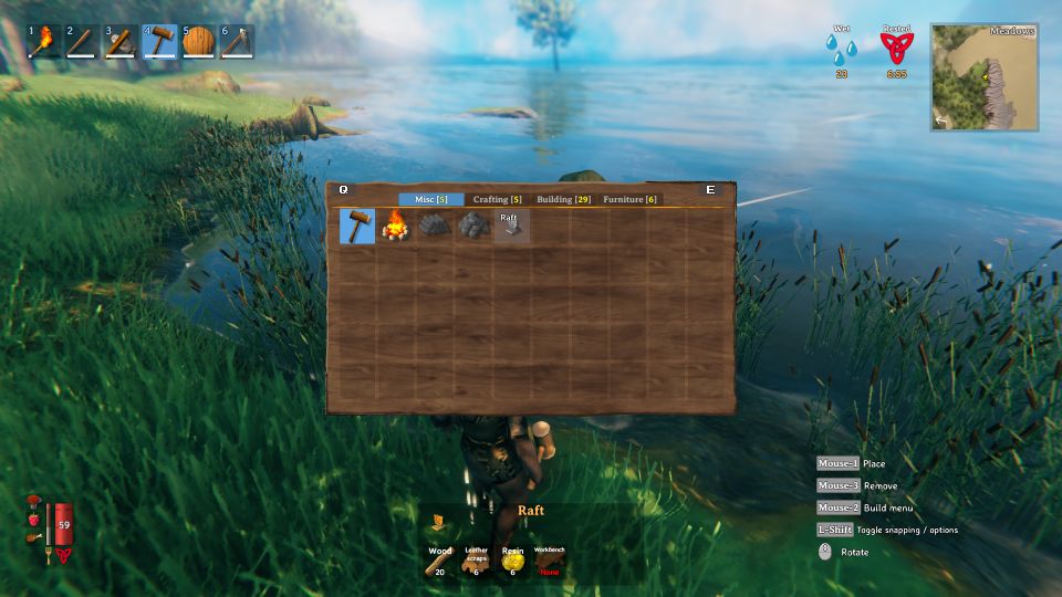 valheim raft how to make