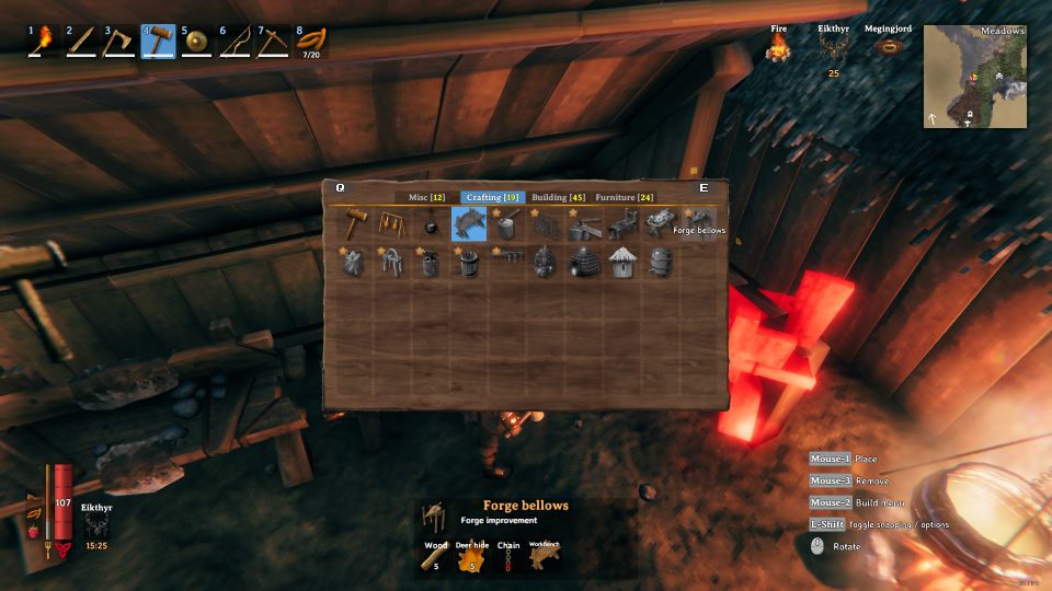 valheim upgrade forge level 7