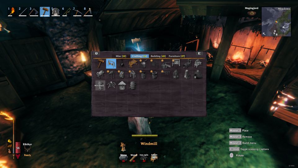 valheim windmill - how to build