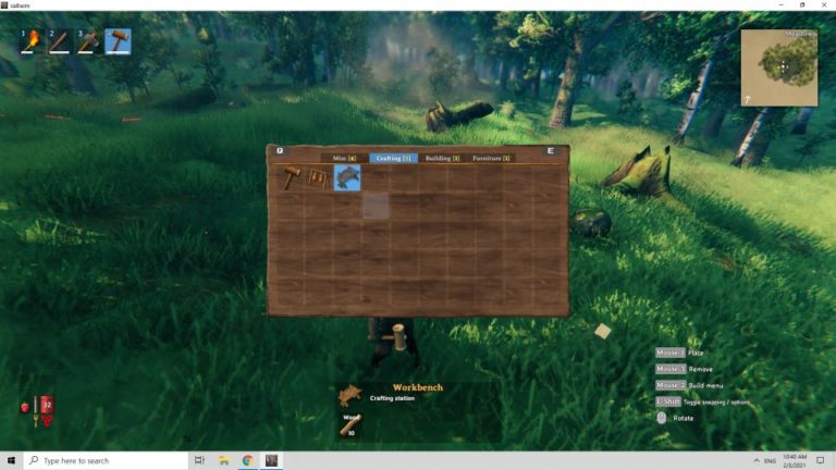 valheim workbench how to make