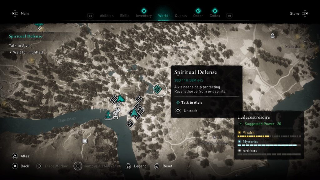 ac valhalla - spiritual defense quest