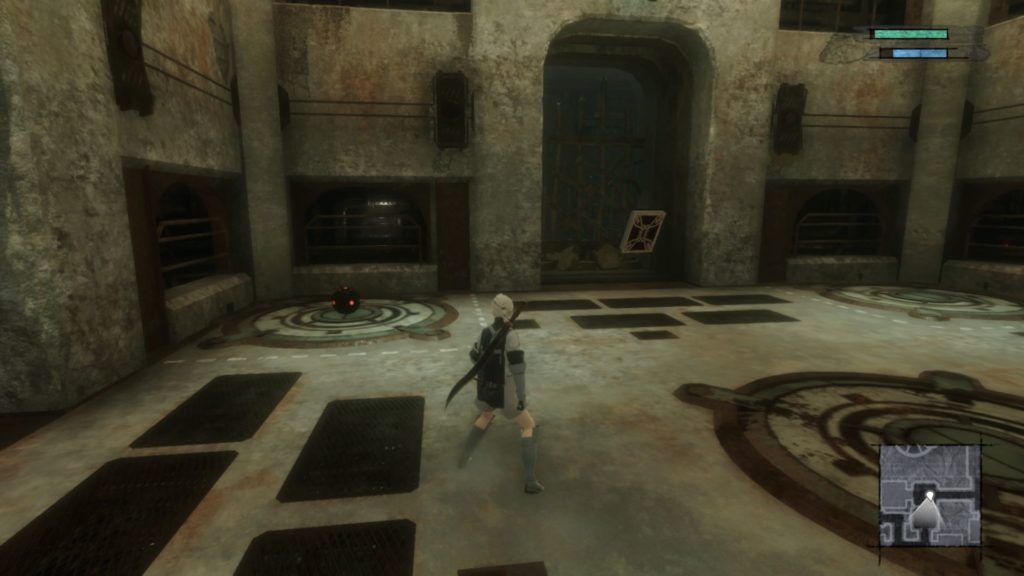 NieR Replicant guide - how to throw the bomb to the other side