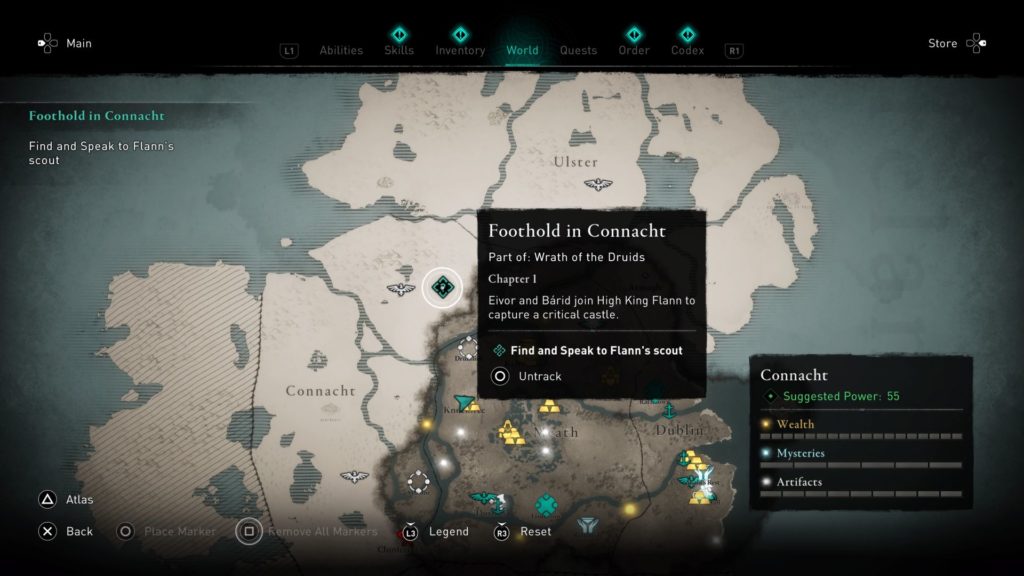 ac valhalla - foothold in connacht quest