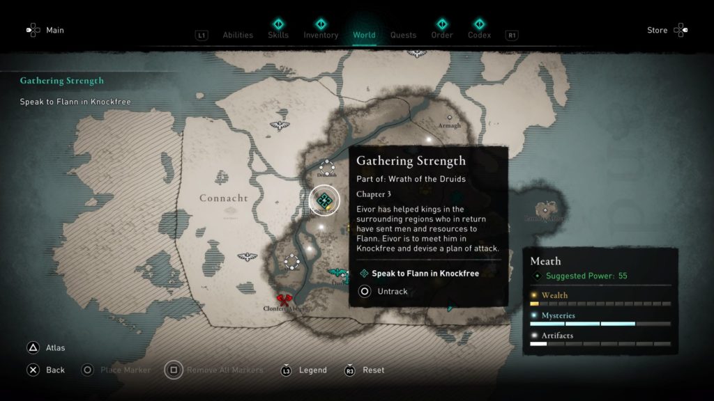 ac valhalla - gathering strength quest walkthrough