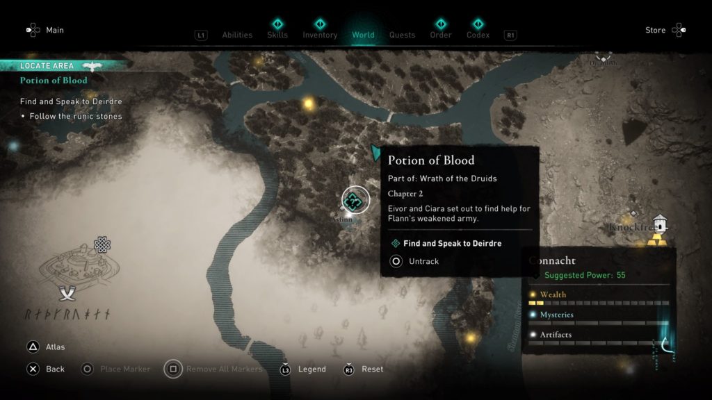 ac valhalla - potion of blood walkthrough