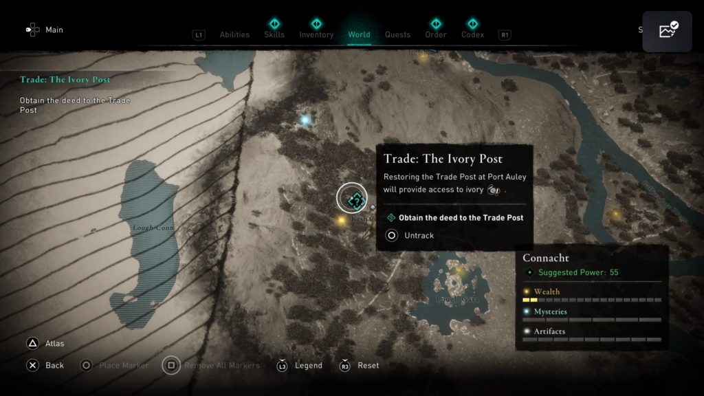 ac valhalla - trade the ivory post walkthrough