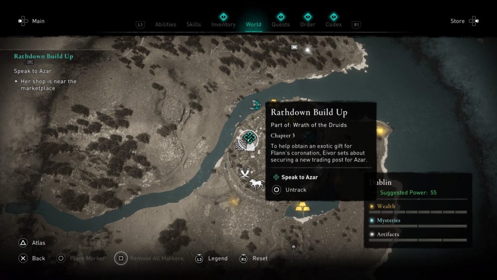 assassins creed valhalla - rathdown build up guide