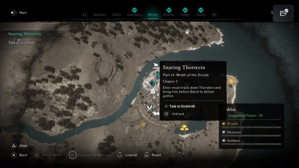 assassin's creed valhalla - snaring thorstein guide