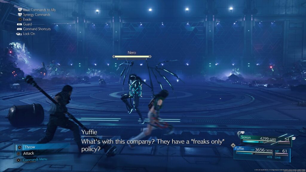 ff7 remake intergrade - nero