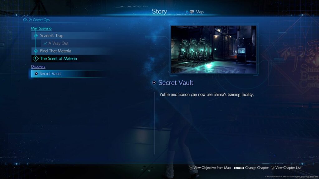 ff7 remake intergrade - secret vault guide