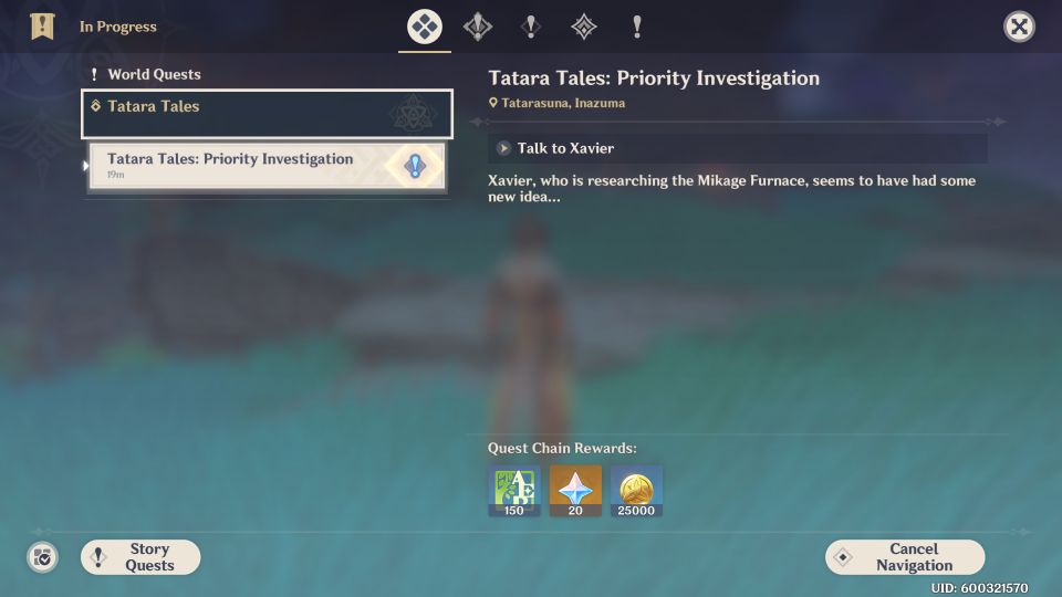 Tatara Tales: Priority Investigation