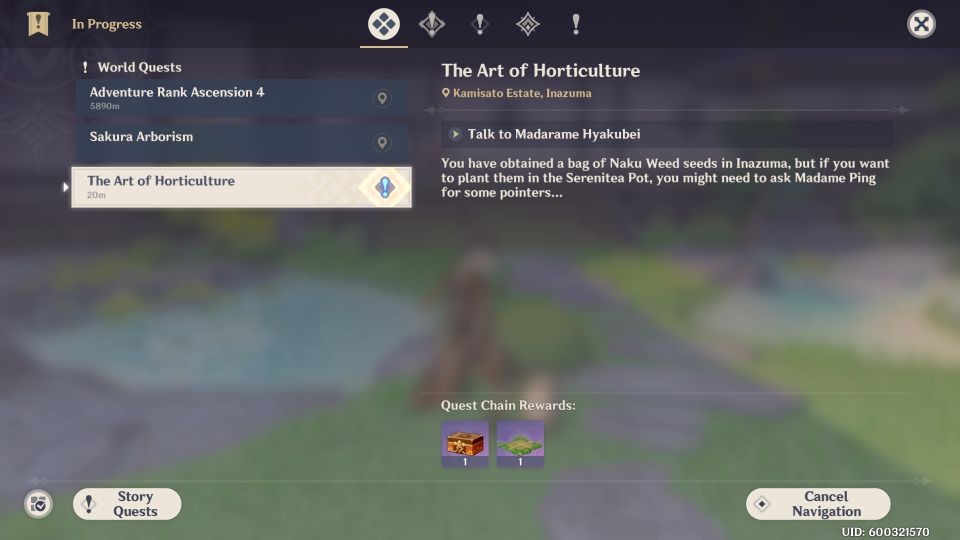 Genshin Impact: The Art Of Horticulture Walkthrough