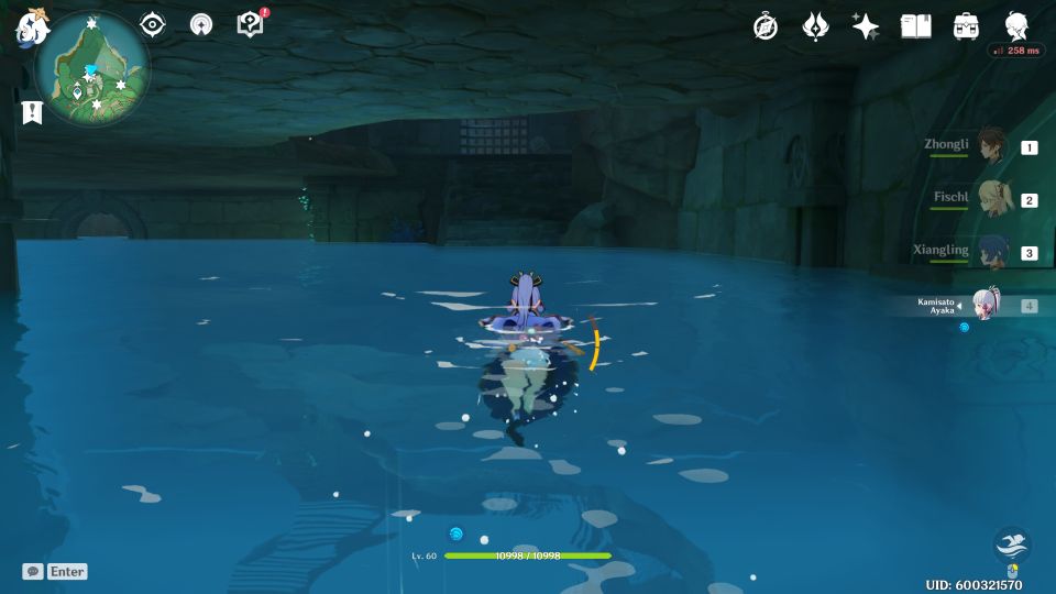 how to unlock underwater waypoint inazuma