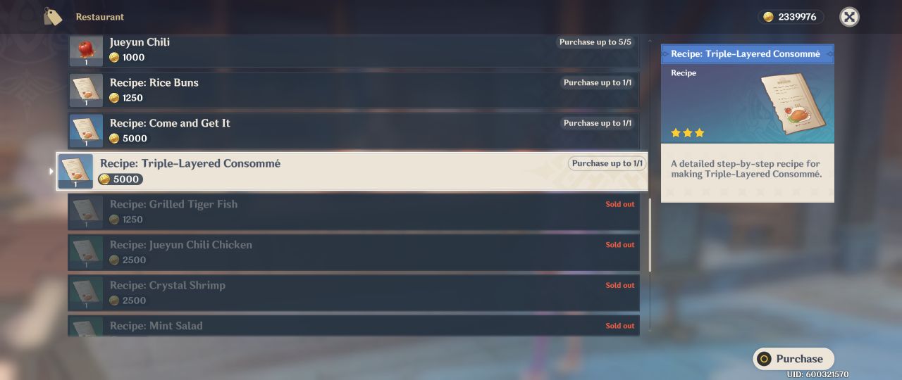 Genshin Impact How To Find TripleLayered Consomme