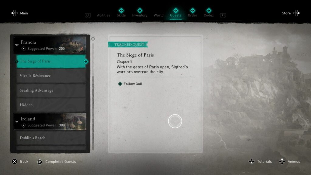 Assassin's Creed Valhalla: The Siege Of Paris Quest Walkthrough