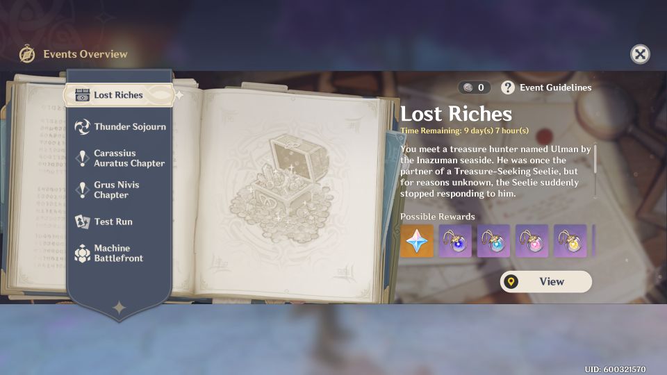 Genshin Impact: Lost Riches Event Guide & Secret Treasure Clue Location