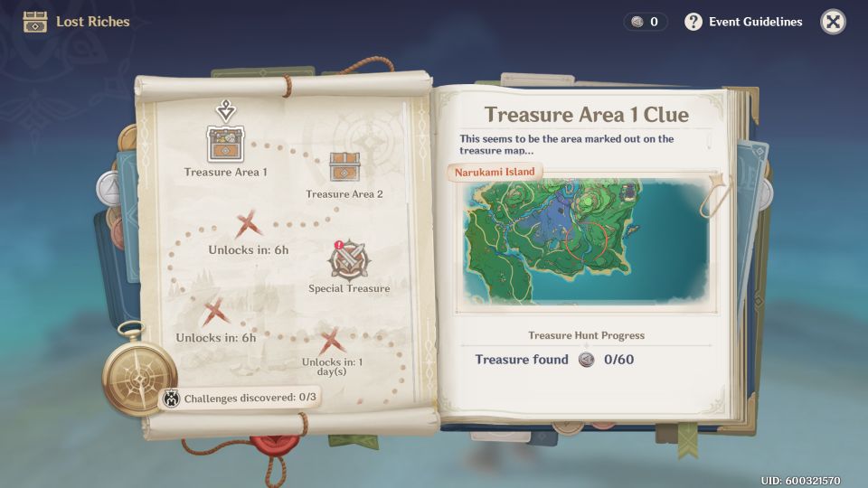 Genshin Impact: Lost Riches Event Guide & Secret Treasure Clue Location