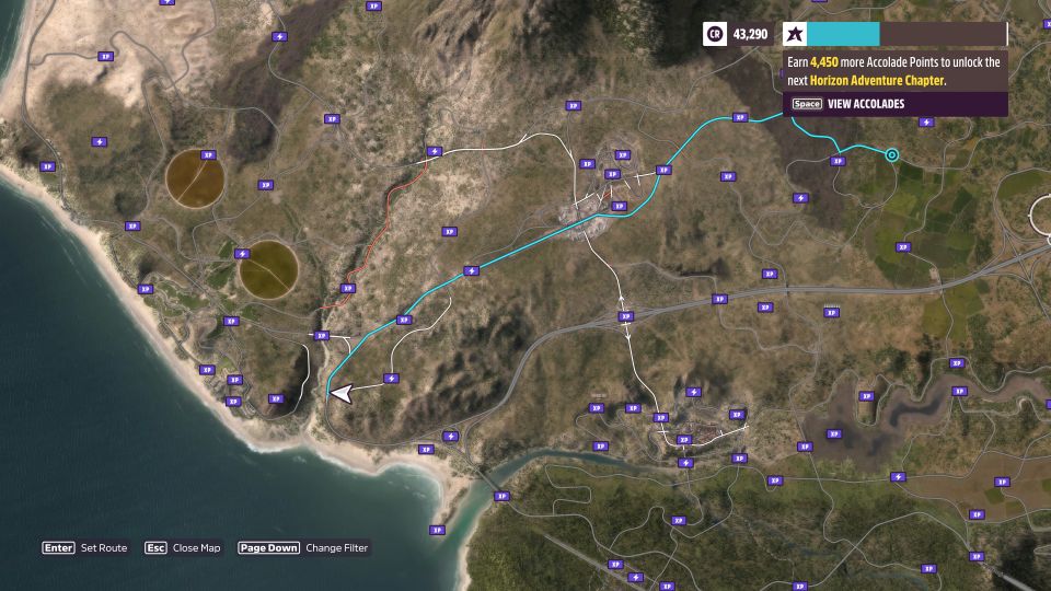 Forza Horizon 5: XP Fast Travel Bonus Board all Locations