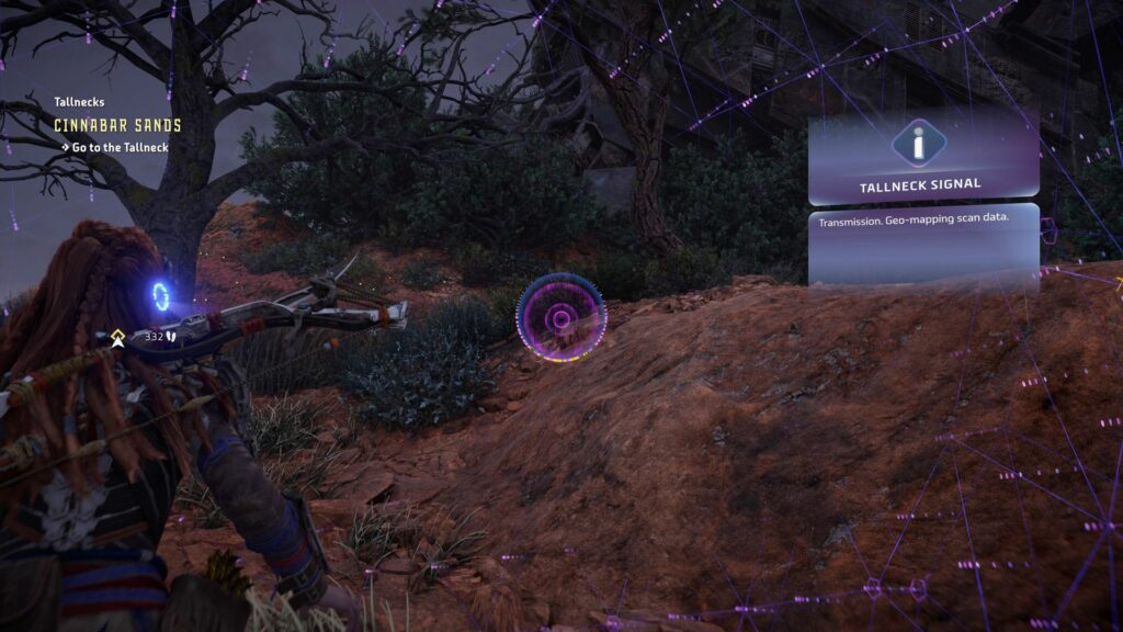 Horizon Forbidden West: Cinnabar Sands Tallneck walkthrough