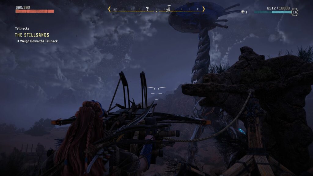 Horizon Forbidden West: The Stillsands Tallneck where is ballista