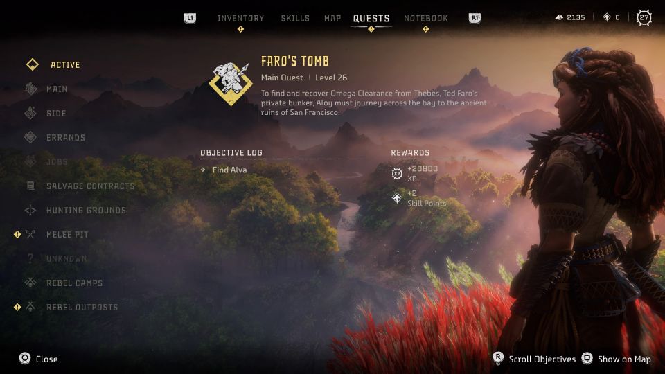 Horizon Forbidden West: Faro's Tomb Quest Walkthrough