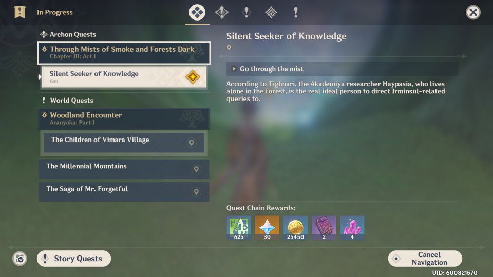 Genshin Impact: Silent Seeker Of Knowledge Walkthrough