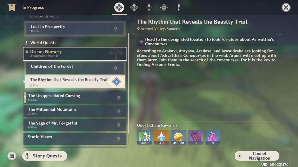 Genshin Impact: The Rhythm That Reveals The Beastly Trail