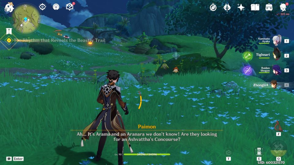 Genshin Impact: The Rhythm That Reveals The Beastly Trail walkthrough