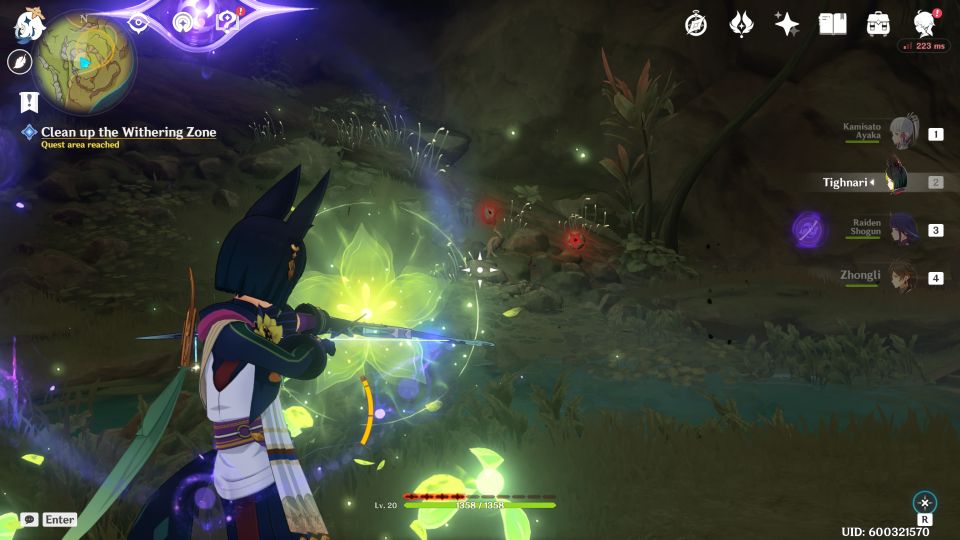 Genshin Impact: The Rhythm That Reveals The Beastly Trail quest