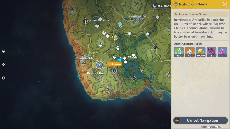 Genshin Impact: Irate Iron Chunk Quest 