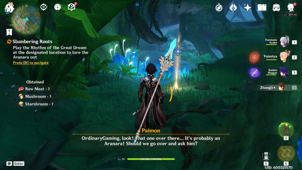 Genshin Impact: Slumbering Roots Quest help