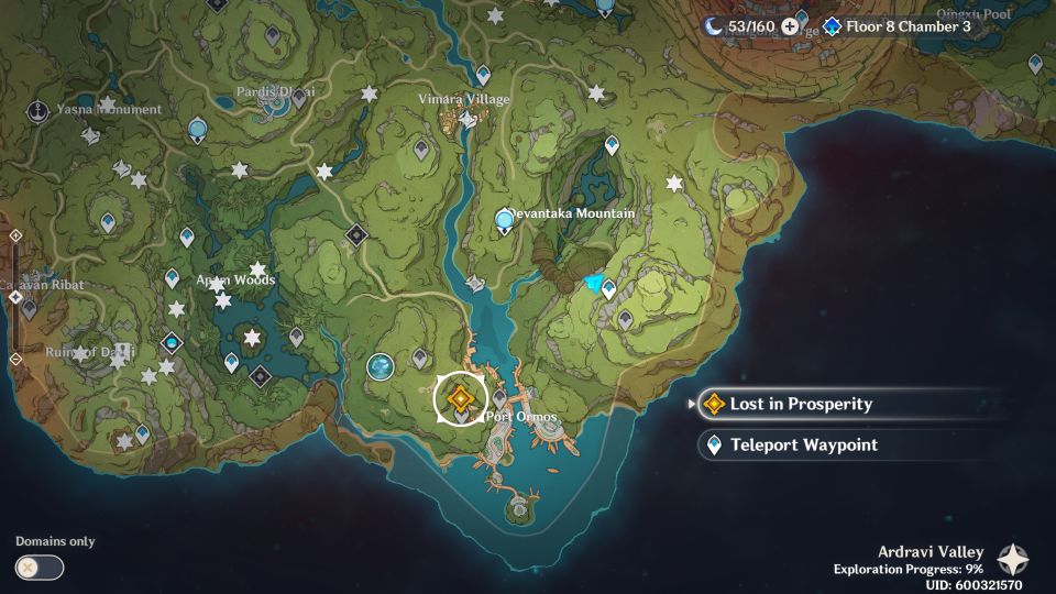 Genshin Impact: Lost In Prosperity Quest 
